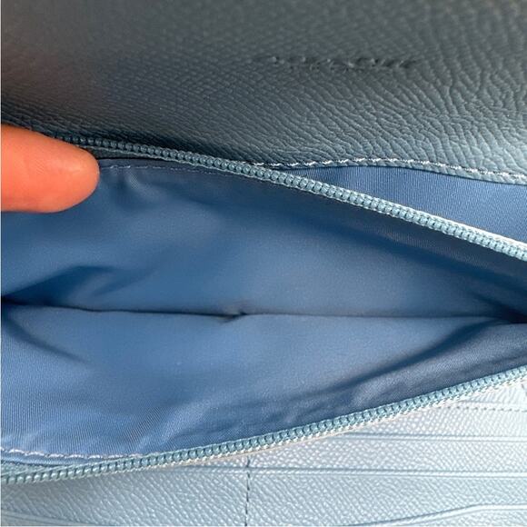 COACH Blue Wallet with Chain Id / Card Slot Case - Picture 11 of 16